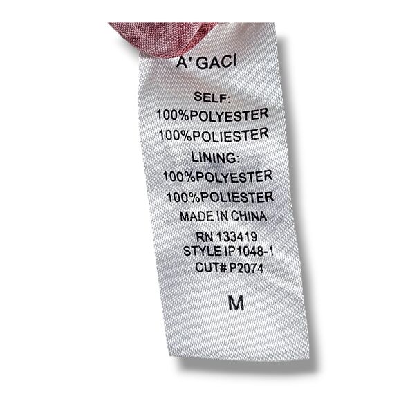 A'GACI Jumpsuit Medium Pink Multicolored Floral Peony Print Halter Wide-Leg Pant - Picture 14 of 16